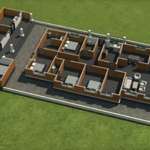 plan maison 4 chambres