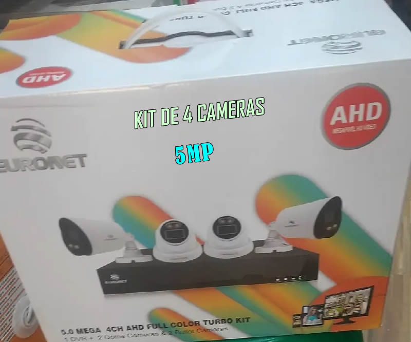 Kit de 4 cameras EURONET 5MP