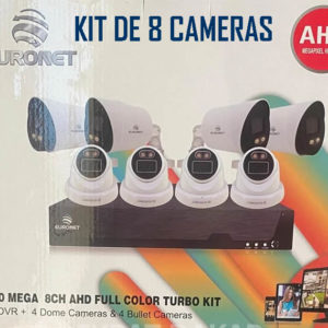 Kit de 8 cameras EURONET 2 MP