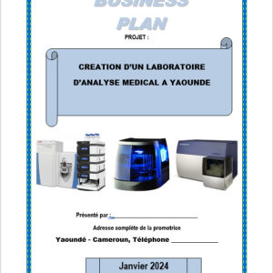 business plan laboratoire d'analyse médicale